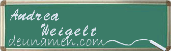 Andrea Weigelt Visitenkarte
